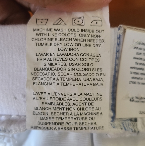 Lee Mid Size Regular Fit Shorts Size 18 - Picture 7 of 7